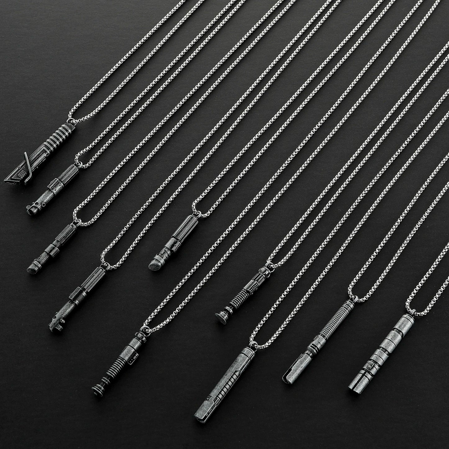 Saber Simulation Necklace Metal Material