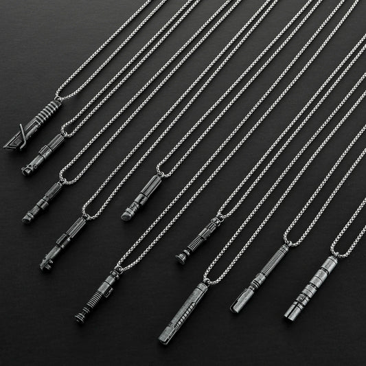 Saber Simulation Necklace Metal Material