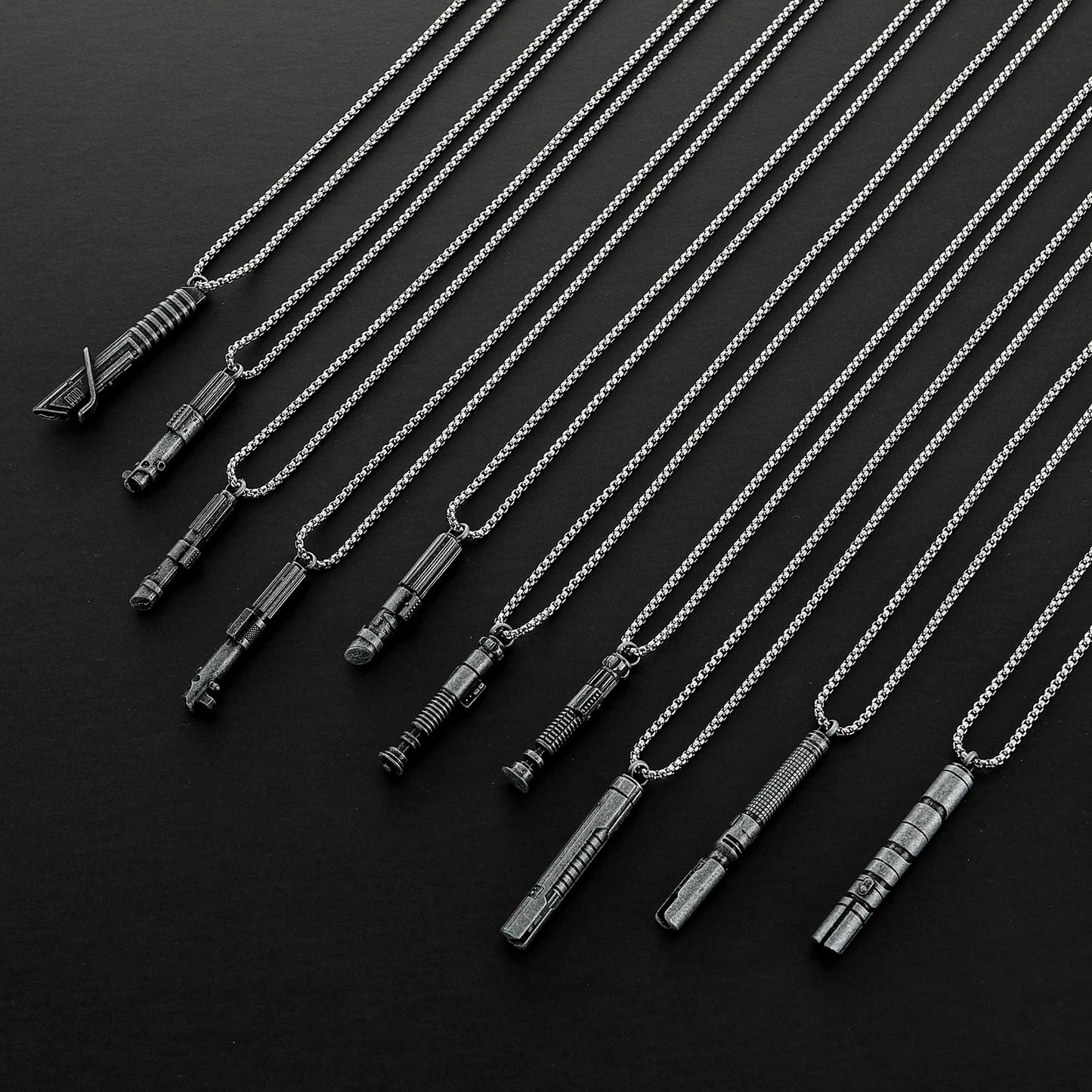 Saber Simulation Necklace Metal Material