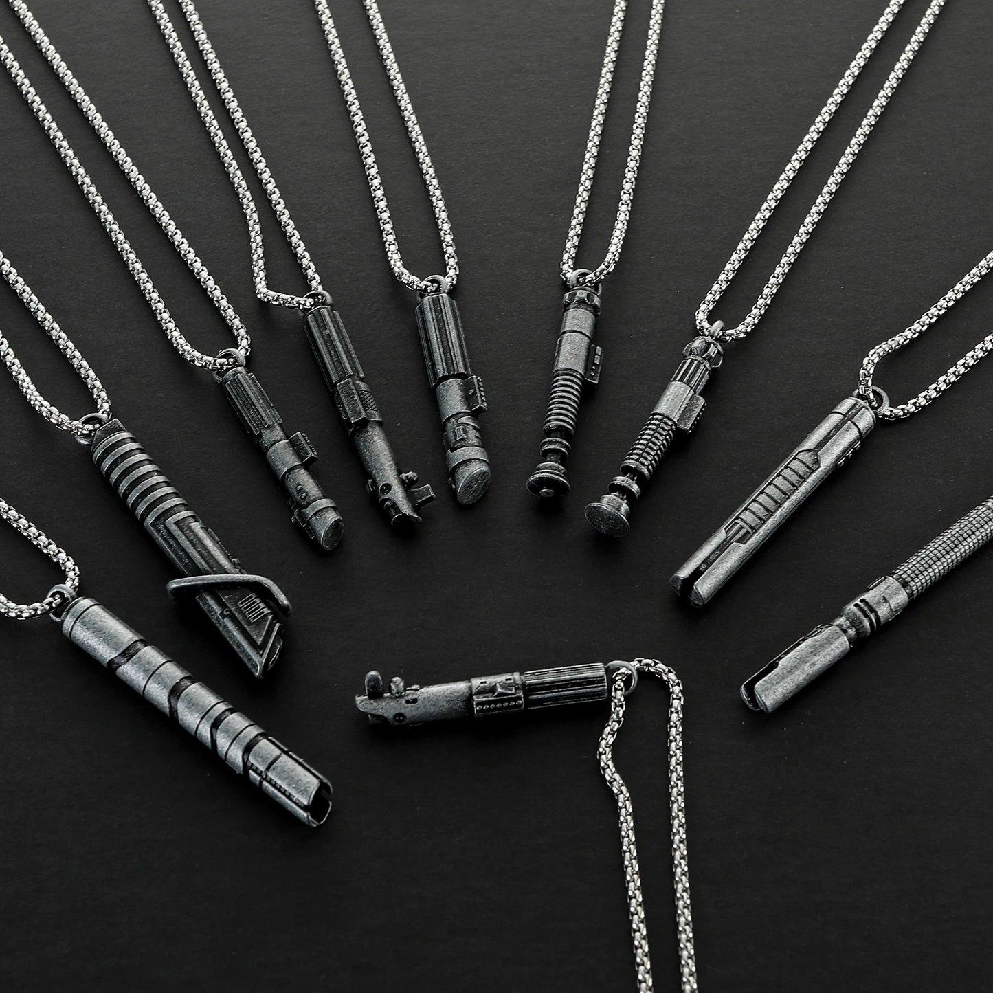 Saber Simulation Necklace Metal Material
